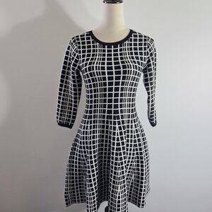 The Limited Black and White Mini  Dress Size XS